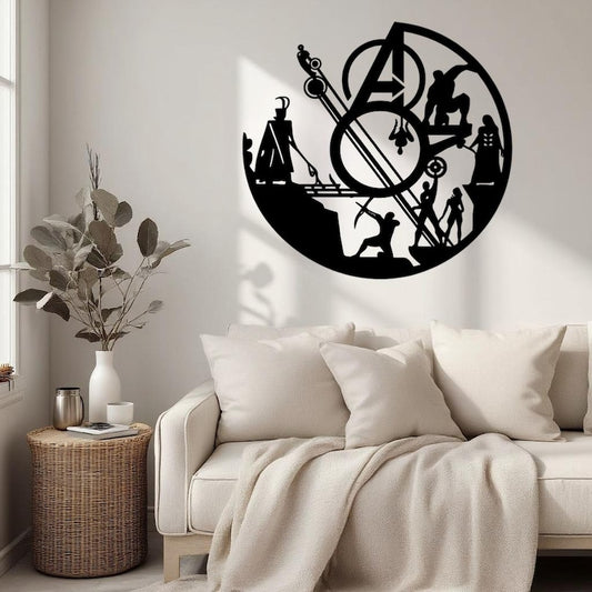 Superhero Wall Art Metal Sign