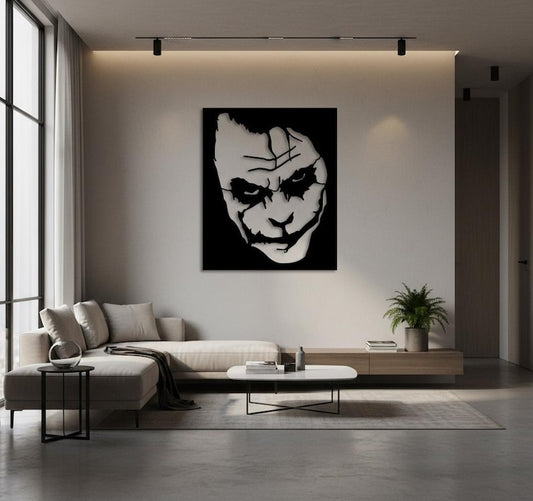 Joker Face Metal Wall Art