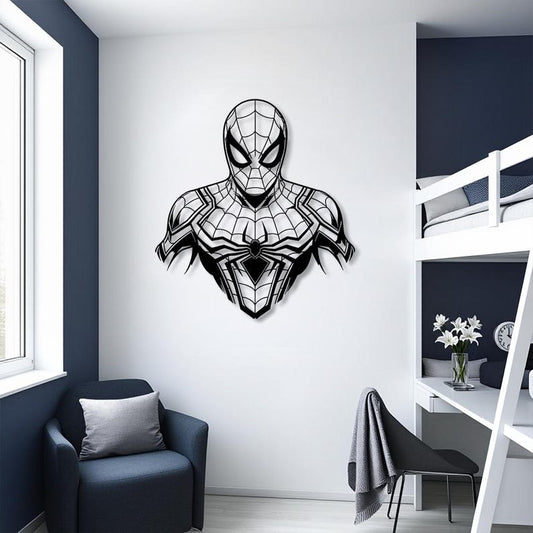 Spider-Man Mask Metal Wall Art
