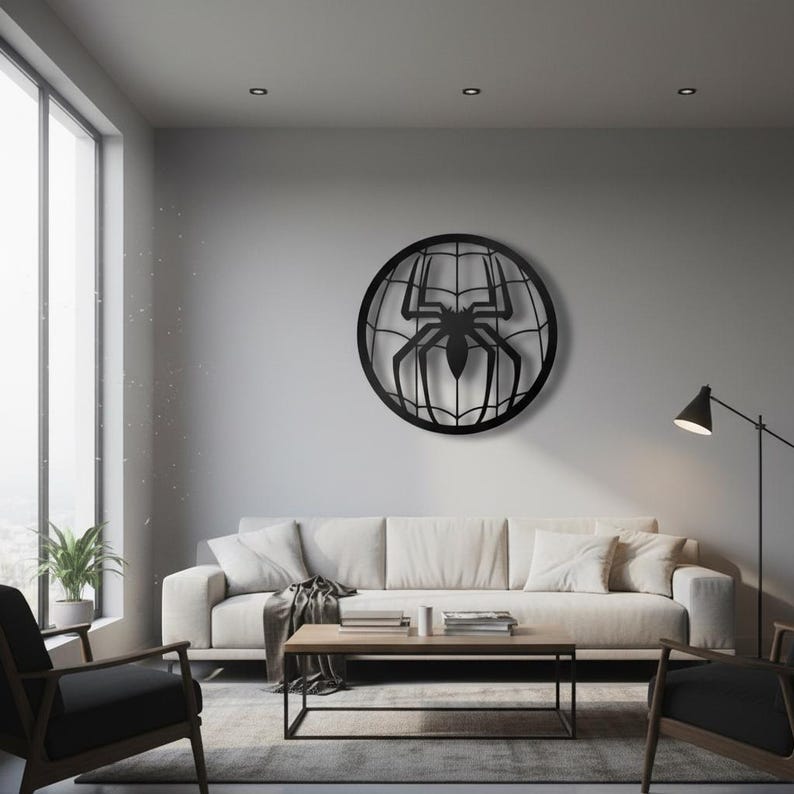 Spider-Man Logo Metal Wall Art