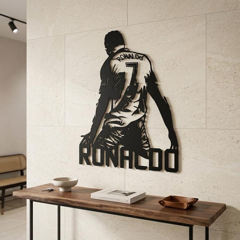 Ronaldo Metal Wall Art