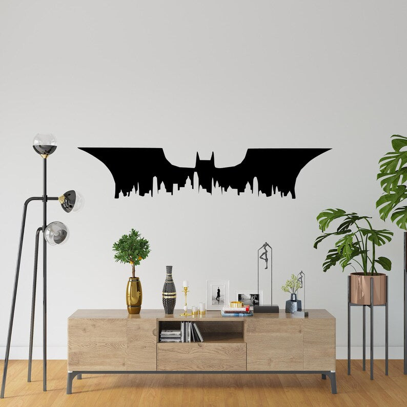 Gotham Silhouette Metal Wall Art
