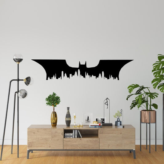 Gotham Silhouette Metal Wall Art