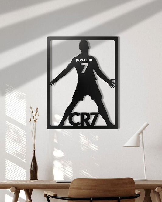 Cristiano Ronaldo CR7 Metal Wall Art