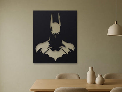 Masked Bat Hero Metal Wall Art