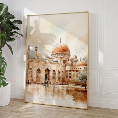 Al-Aqsa Mosque Wall Art | Jerusalem Islamic Decor