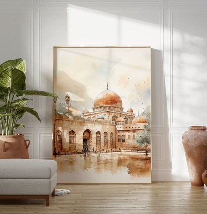 Al-Aqsa Mosque Wall Art | Jerusalem Islamic Decor