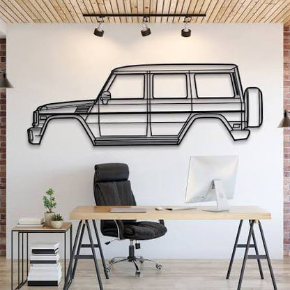 Mercedes G Wagon Logo Metal Wall Art