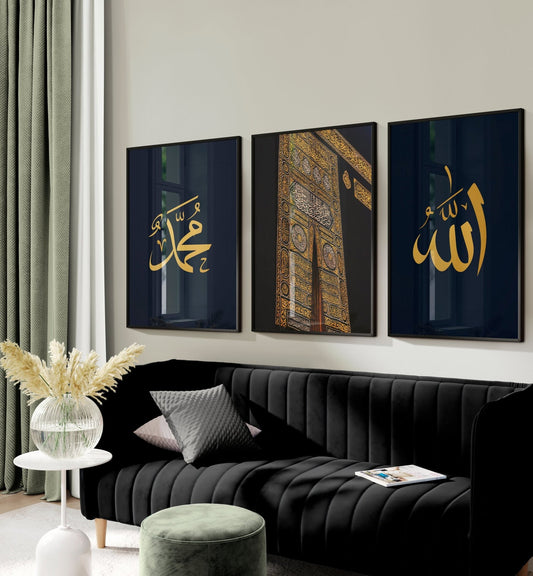Kaaba set I Islamic Wall Art
