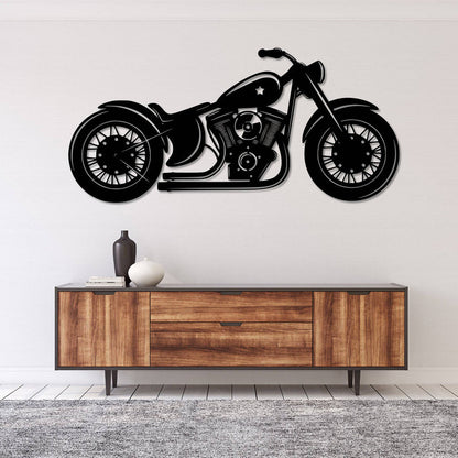 Motorcycle Metal Wall Art