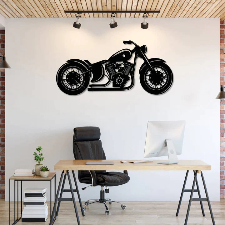 Motorcycle Metal Wall Art