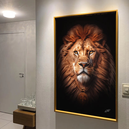 Loin Face Roar Wall art