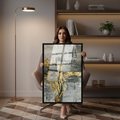 Bold Design Black & Gold Canvas Frames | Wall Art