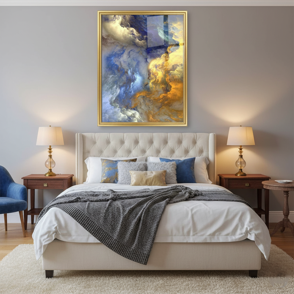 Nordic Decor Abstract Cloud Mist | Wall Art