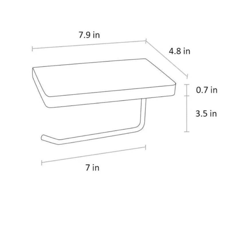 Towel Rack & Tissue Paper Storage Holder
