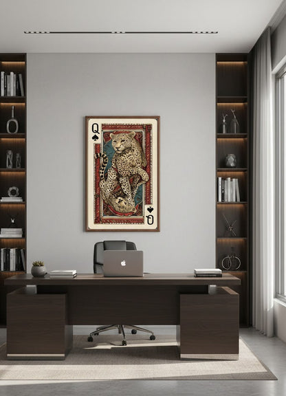 Leopard Royalty Single Wall art