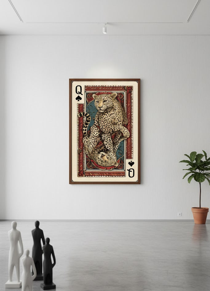Leopard Royalty Single Wall art