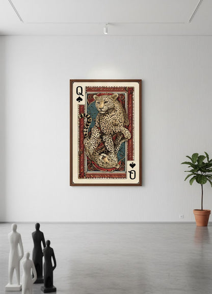 Leopard Royalty Single Wall art